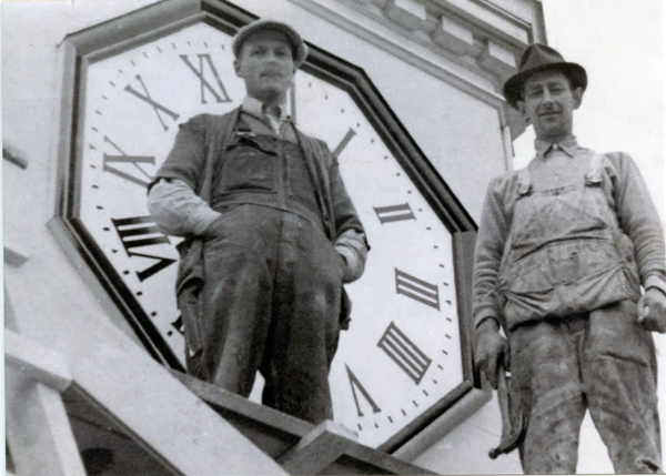 Gunnar Carlson and Oliver Johnson Green Hall, URI circa 1940